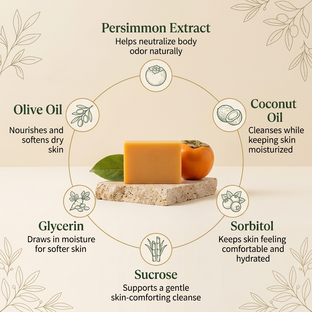 Allvero Persimmon Soap